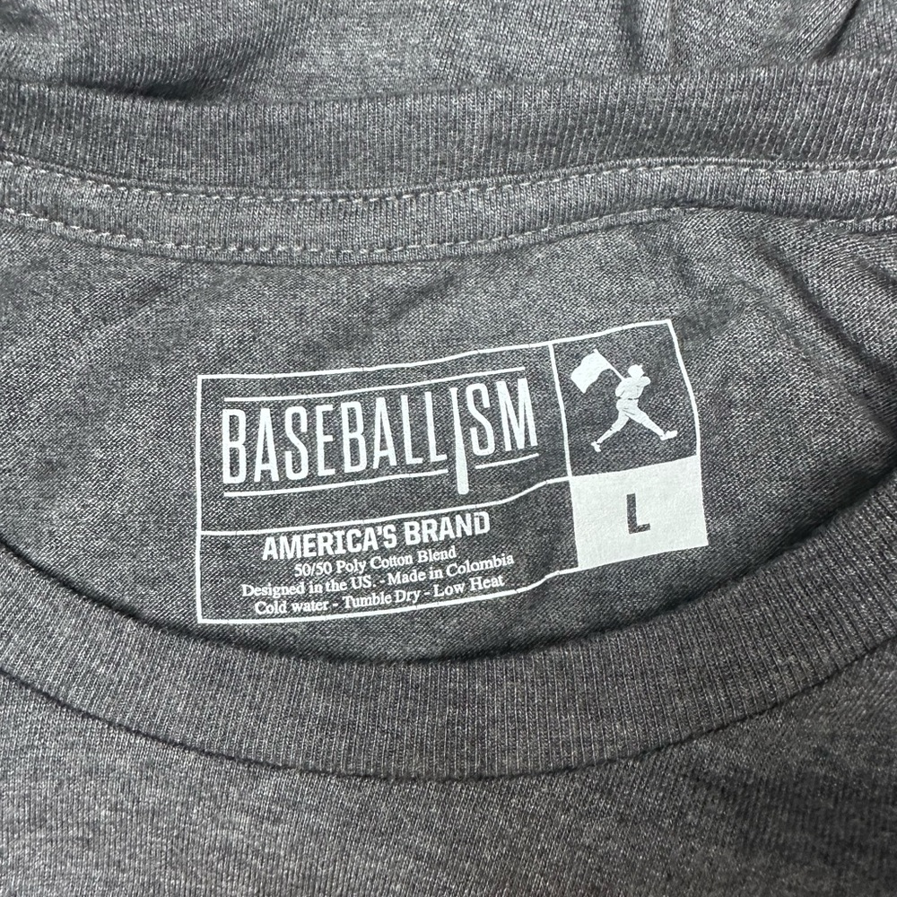 Baseballism Number One Mom | T-Shirt in Charcoal Gray - Picture 5 of 5